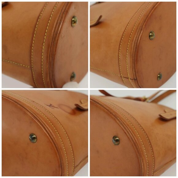 LOUIS VUITTON Nomad Leather Bucket PM Shoulder Bag Beige M85001 LV Auth yk19293 - Picture 14 of 16